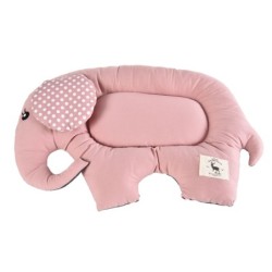 Słonik legowisko dla psów i kotów, różowe 52x33cm