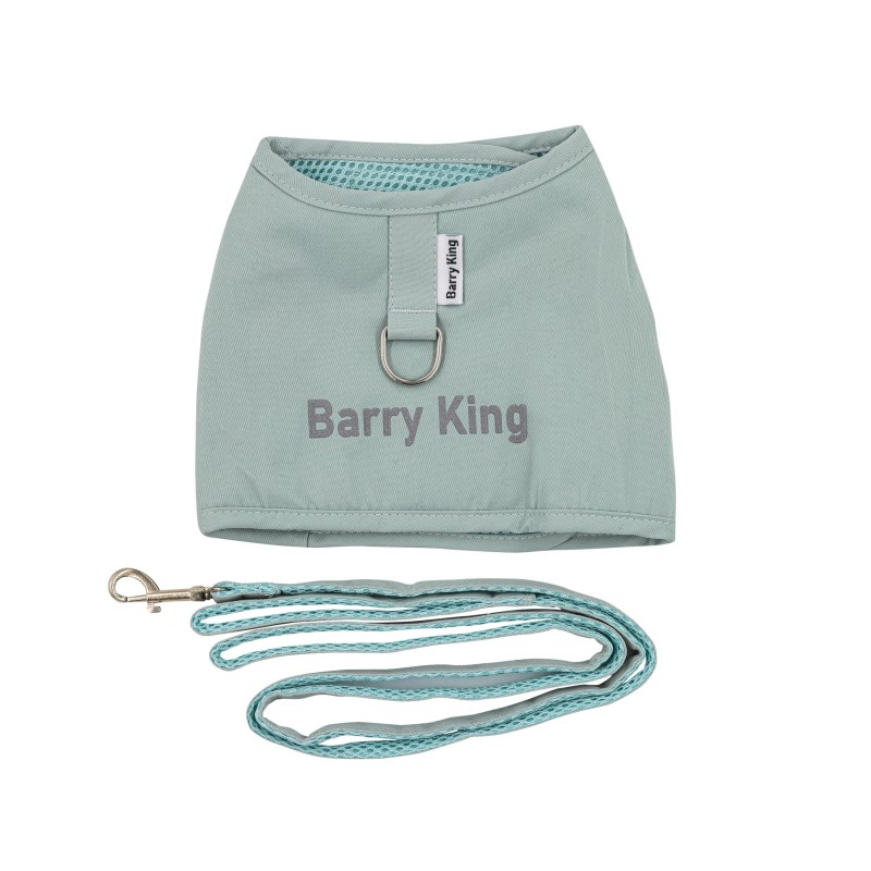 Zestaw, szelki+smycz, dla psa, niebieski, płótno nylonowe, rozmiar XL