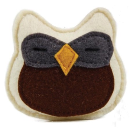 Zabawka dla kota, sowa, 8x8cm