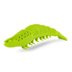 Zabawka, dla kota, krewetka, gumowa, 16 cm, do czyszczenia zębów, z kocimiętką