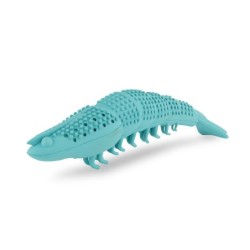 Zabawka, dla kota, krewetka, gumowa, 16 cm, do czyszczenia zębów, z kocimiętką