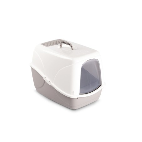 Kuweta zamykana dla kota SPACY, szara, 54x38,5x38cm