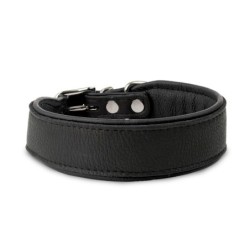 Obroża Skóra Łoś "Strong" 40mm/55cm czarny