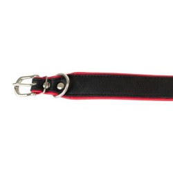 Obroża Skóra Łoś "Strong" 40mm/55cm czerwony