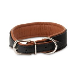 Obroża Skóra Łoś "Strong" 40mm/55cm koniak