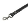 Smycz skórzana, 25 mm x120 cm, czarna