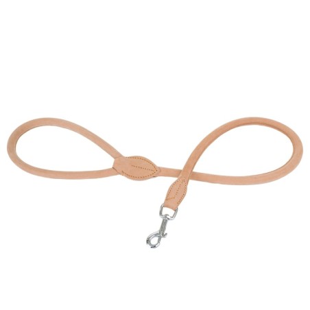 Smycz skórzana, 13 mm / 100 cm, jasny beż