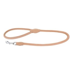 Smycz skórzana, 13 mm / 100 cm, jasny beż