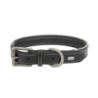 Obroża skórzana, L: 53-63 cm/30 mm, czarny