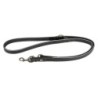 Smycz skórzana, 25 mm / 200 cm, czarna