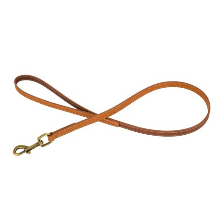 Smycz skórzana, 15 mm / 100 cm, beżowy