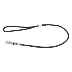 Smycz linowa, 8 mm/100 cm, czarny