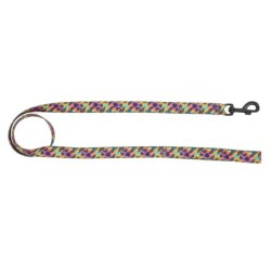 Smycz dla psa taśma Hawaje, 20mm/120cm