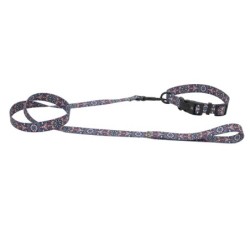 Smycz dla psa taśma Etno Mandala, 16mm/120cm