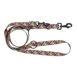 Smycz regulowana taśma dla psa Hawaje, 20mm/220cm