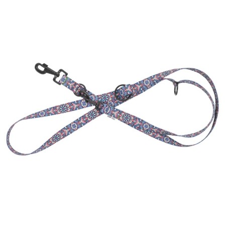 Smycz regulowana taśma dla psa Etno Mandala, 25mm/220cm