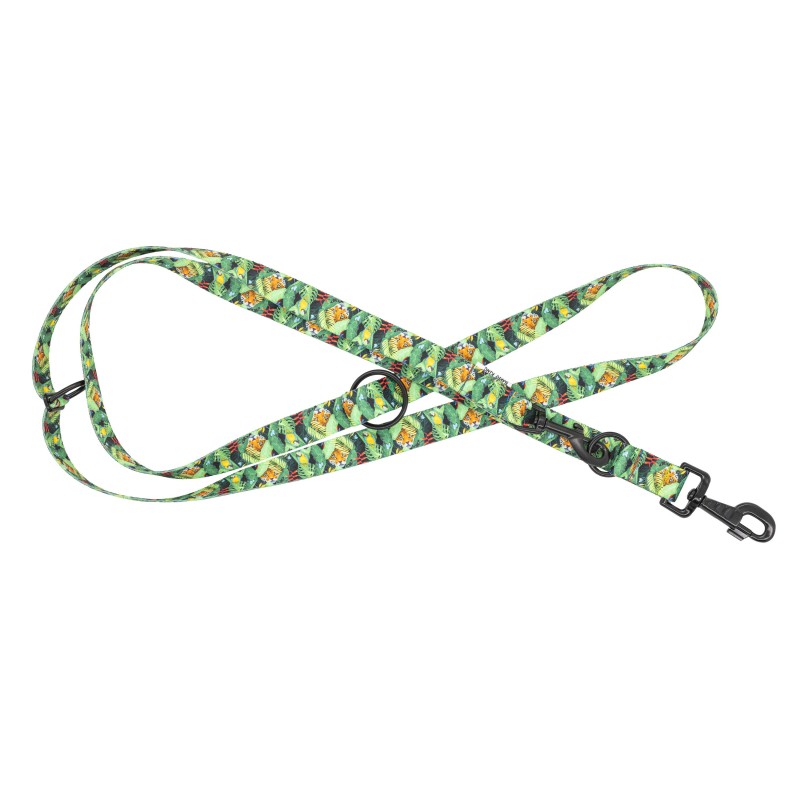 Smycz regulowana taśma dla psa Tropical, 25mm/220cm