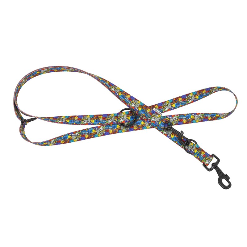 Smycz regulowana taśma dla psa Dream Party, 20mm/220cm