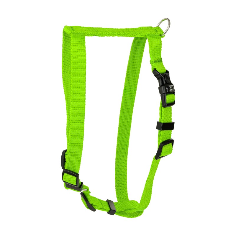 Classic szelki dla psa, limonka, M-L, 20mm/50-75cm