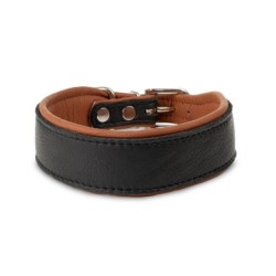 Obroża Skóra Łoś "Strong" 50mm/65cm koniak