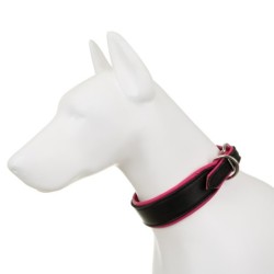 Obroża Skóra Łoś "Strong" 50mm/65cm różowy