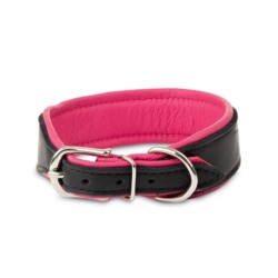 Obroża Skóra Łoś "Strong" 50mm/65cm różowy