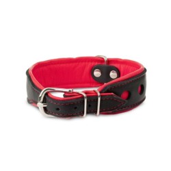 Obroża Skóra Łoś "Strong" Koła 40mm/55cm czerwony