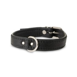 Obroża Skóra Łoś 20mm/35cm czarny