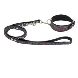 Obroża dla psa skórzana Laser, L-XL, 25mm/55cm