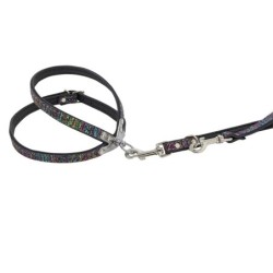 Szelki dla psa skórzane Laser, L-XL, 16mm/55cm