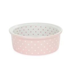 Miska, dla kota/psa różowa, ceramiczna, napis Princess, 12cm