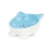 Miska, dla kota, niebieska, na nóżkach, kształt kot, ceramiczna 11,5cm