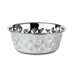 Miska z motywem diamentu, z antypoślizgową powierzchnią 17 cm 0,9 l