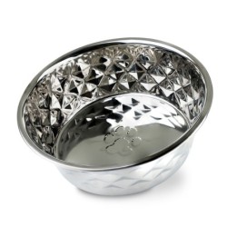 Miska z motywem diamentu, z antypoślizgową powierzchnią 17 cm 0,9 l