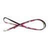 Smycz dla psa, wzór mozaika, regulowana, 16MM/220CM różowa