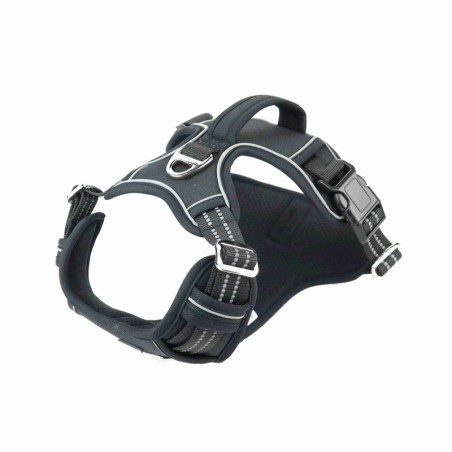 Szelki, dla psa, czarne, materiał Oxford, S, ob.szyi 36-50cm/ob.klatki 36-63cm