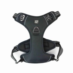 Szelki, dla psa, czarne, materiał Oxford, M, ob.szyi 39-55cm/ob.klatki 40-72cm