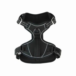 Szelki, dla psa, czarne, materiał Oxford, M, ob.szyi 39-55cm/ob.klatki 40-72cm