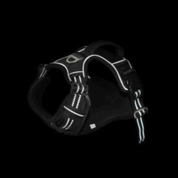 Szelki, dla psa, czarne, materiał Oxford, L, ob.szyi 43-60cm/ob.klatki 47-86cm