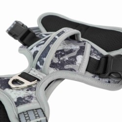 Szelki, dla psa, szare moro, materiał Oxford, l, ob.szyi 43-60cm/ob.klatki 47-86cm