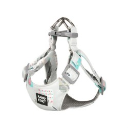 Szelki, dla psa, małe rasy, szare, M, ob.szyi 30-39cm/ob.klatki 36-48cm