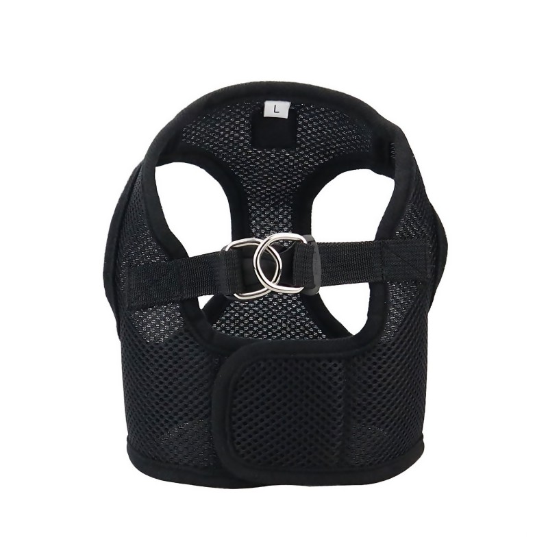 Szelki, dla psa, czarne, bezuciskowe, XXL, ob.klatki 57cm/dł.klatki 30cm