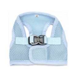 Szelki, dla psa, niebieskie, bezuciskowe, M, ob.klatki 37cm/dł.klatki 17cm