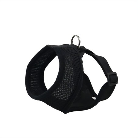 Szelki, dla psa, czarne, siatka i poliester, XS, ob.szyi 26cm/ob.klatki 29-36cm