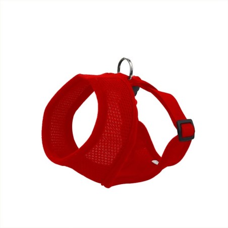 Szelki, dla psa, czerwone, siatka i poliester, XS, ob.szyi 26cm/ob.klatki 29-36cm