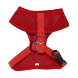 Szelki, dla psa, czerwone, siatka i poliester, XS, ob.szyi 26cm/ob.klatki 29-36cm