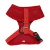 Szelki, dla psa, czerwone, siatka i poliester, S, ob.szyi 32cm/ob.klatki 37-47cm