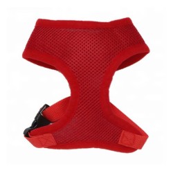 Szelki, dla psa, czerwone, siatka i poliester, XL, ob.szyi 45cm/ob.klatki 64-84cm