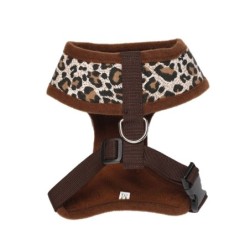 Szelki, dla psa, wzór leopard, S, ob.szyi 27cm/ob.klatki 37-47cm