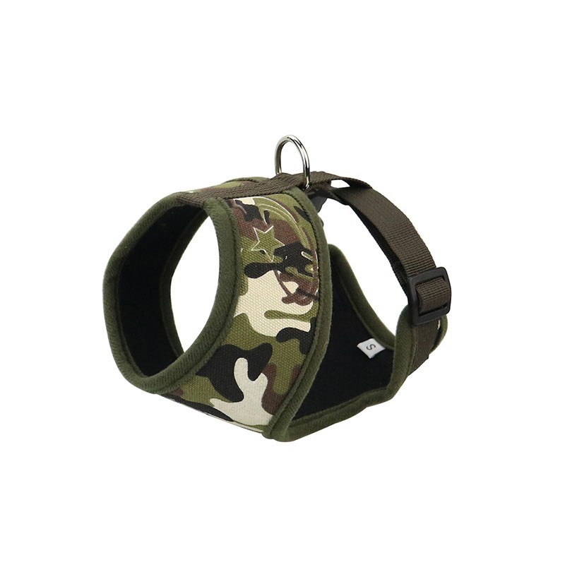 Szelki, dla psa, wzór moro, M, ob.szyi 30cm/ob.klatki 44-57cm